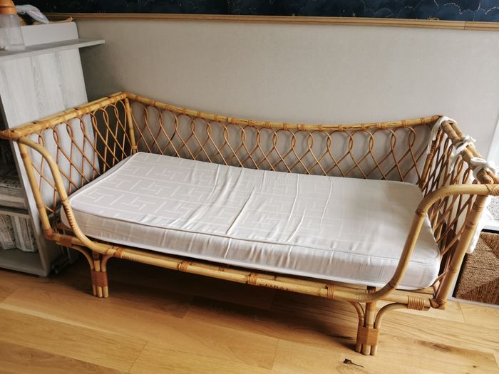 Lit banquette rotin - photo numéro 5
