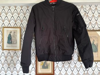 Veste bomber noire garçon 16 ans 