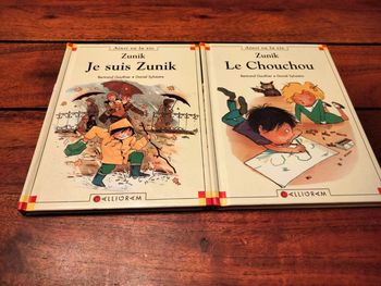 Lot de 2 livres zunik ainsi va la vie calligram