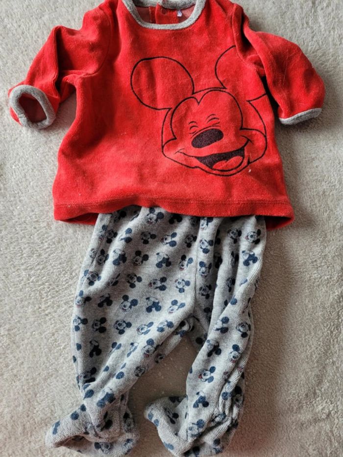 Pyjama 2 pièces mickey 3 mois
