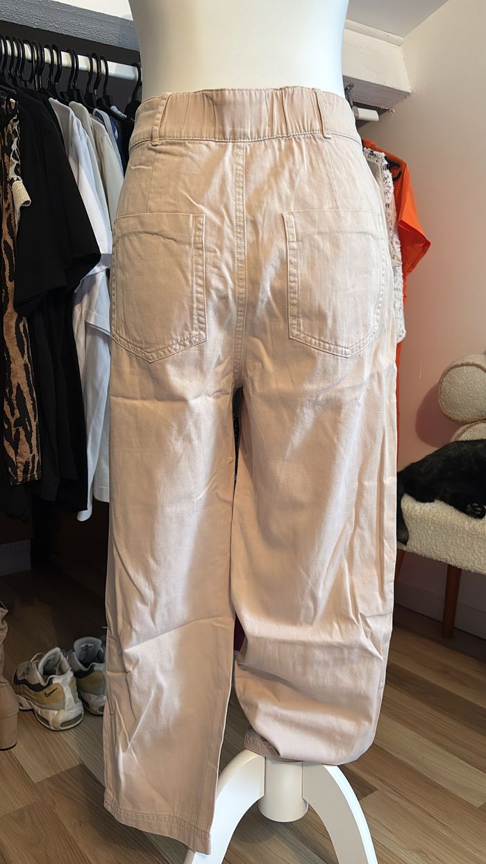 Pantalon droit beige Mango T38 - photo numéro 2