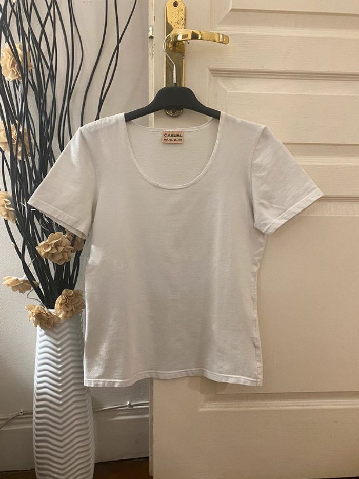 Lot de 4 T-shirts coton taille M - photo numéro 11