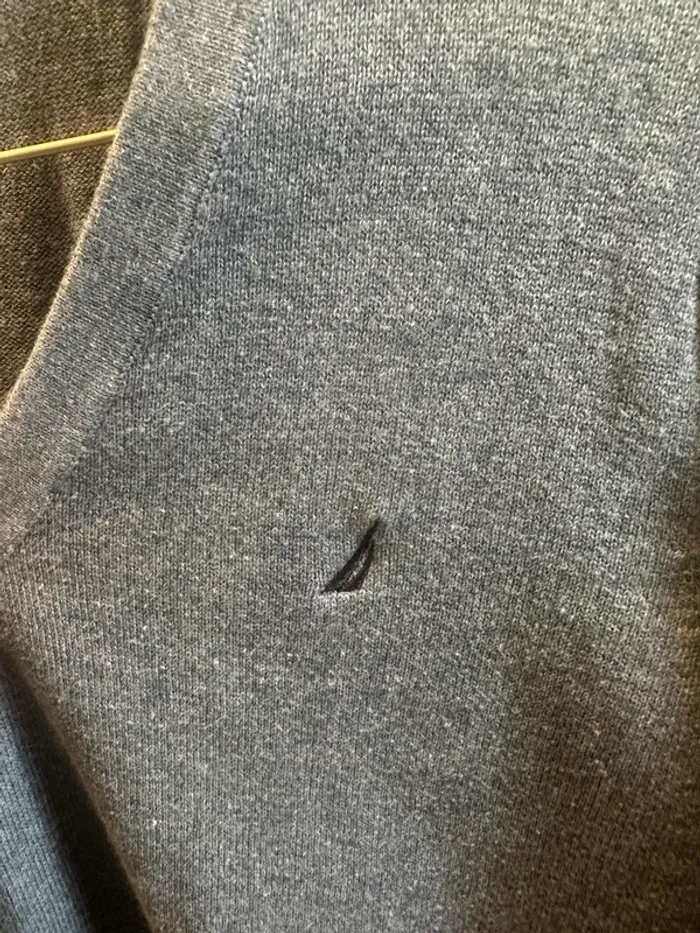 Pull col V Nautica - photo numéro 3