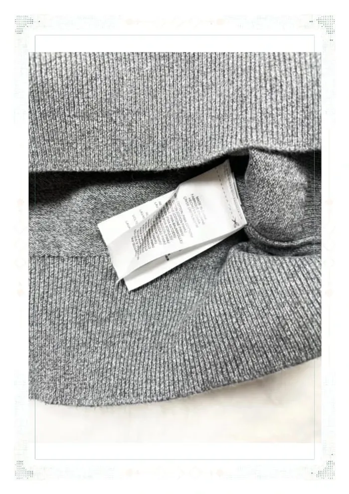 Ralph Lauren pull homme pima cotton gris col rond taille L - photo numéro 8