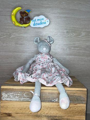 TC126 doudou souris 🐭 tartine et chocolat