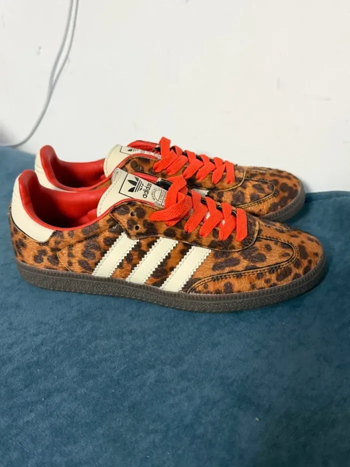 adidas Originals Samba OG 'Preloved Red Leopard' Taille 40 - photo numéro 4