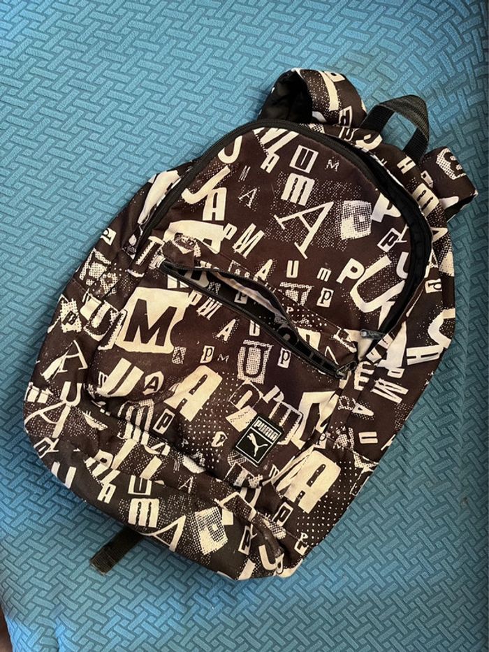 Sac à dos Puma noir « chaud » et blanc - photo numéro 4