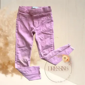 Jegging fille rose  5/6 ans 116 cm