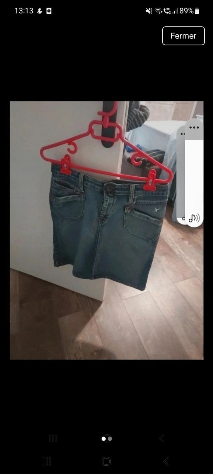 Jupe en jeans