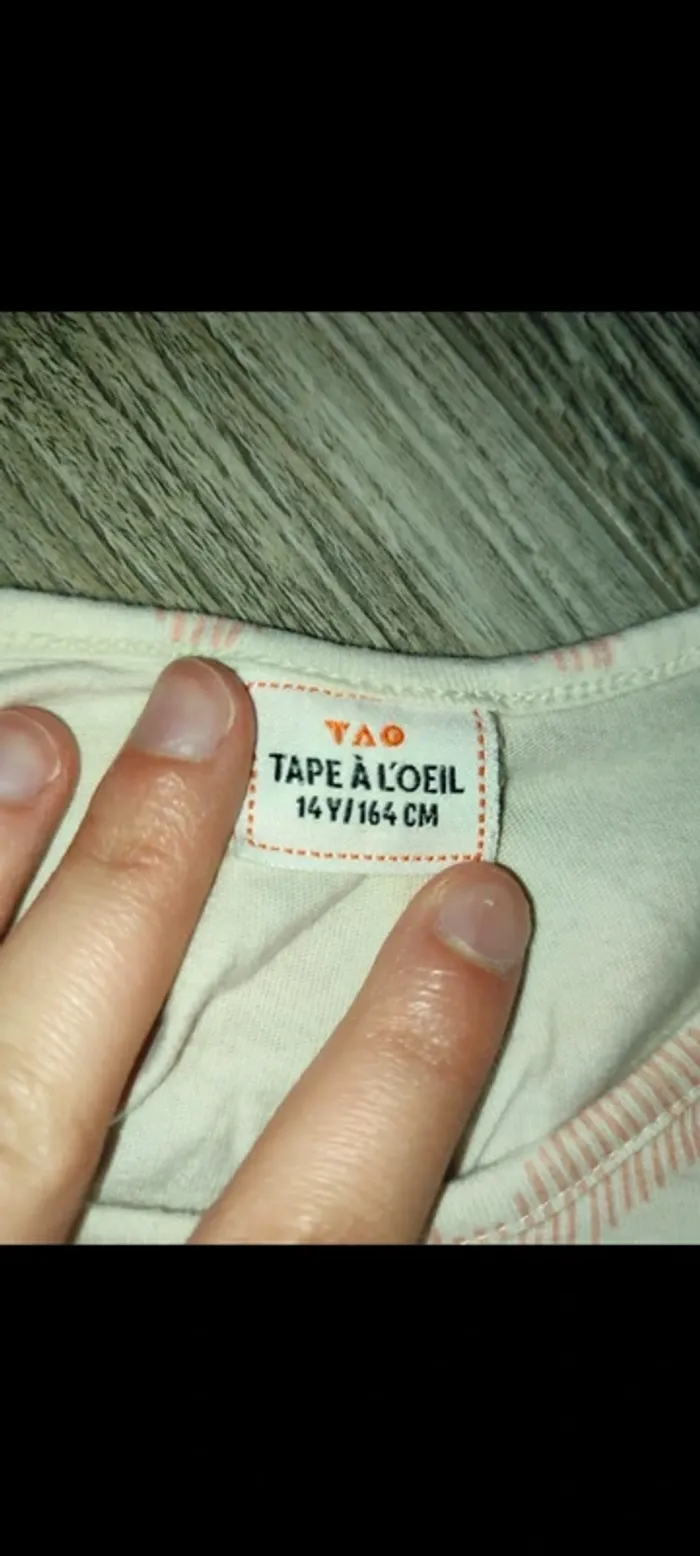Tee shirt tape à l'oeil - photo numéro 3