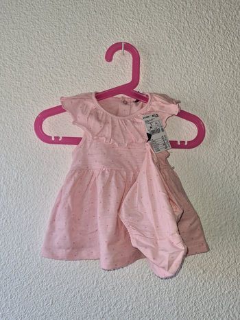 ensemble robe et culotte rose Kiabi