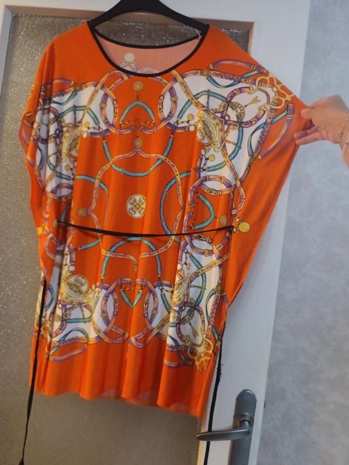 Tunique orange taille U - photo numéro 2