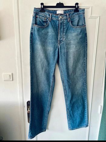 Jean brut coupe droite bleu taille W31/32 40 ASOS Design