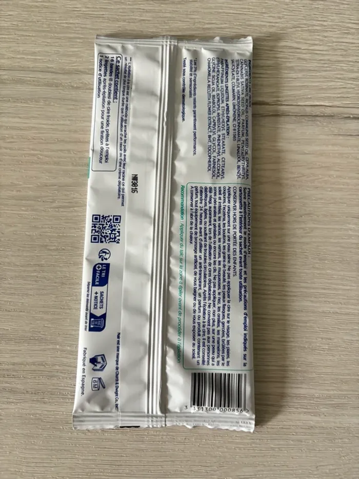 Paquet neuf bandes de cire froide Nair - photo numéro 2