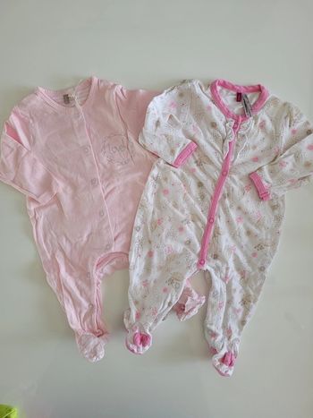 Lot de 2 grenouillères