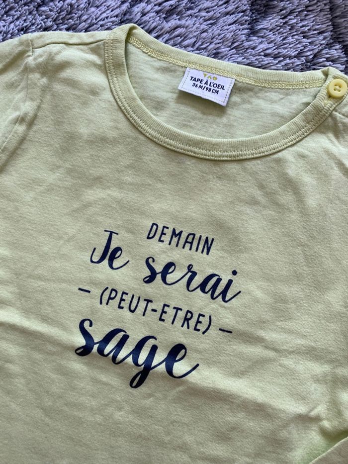 Teeshirt manches longues Tape à l’œil - 3 ans - photo numéro 2