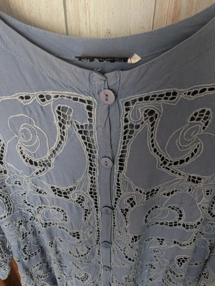 Chemise ajourée de dentelle anglaise - photo numéro 11