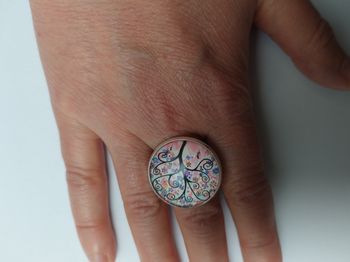 Bague réglable arbre de vie