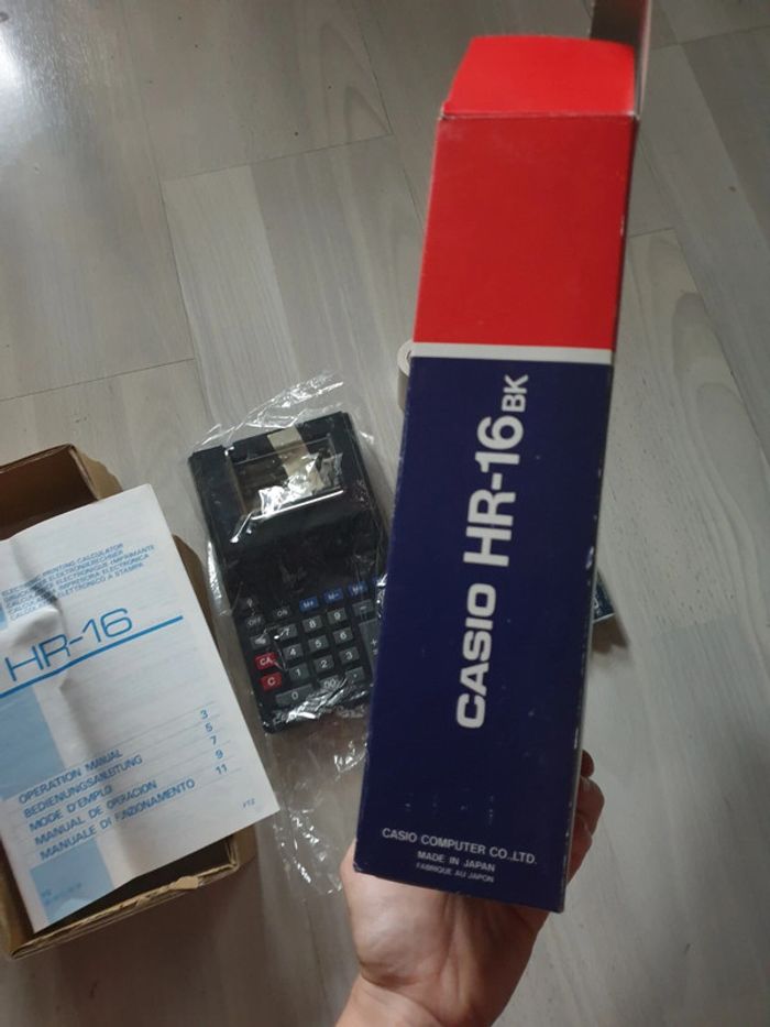 Magnifique calculette imprimante casio neuve ancienne vintage - photo numéro 2