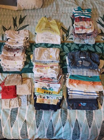 Lot  6 mois été ou printemps