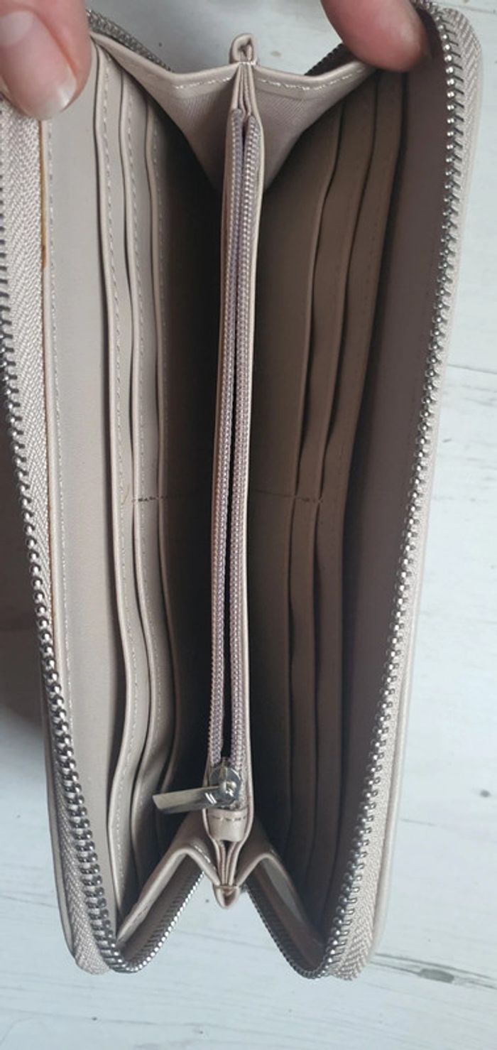 Porte feuille mango beige - photo numéro 5