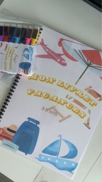 Jeu éducatif vacances maternelle 