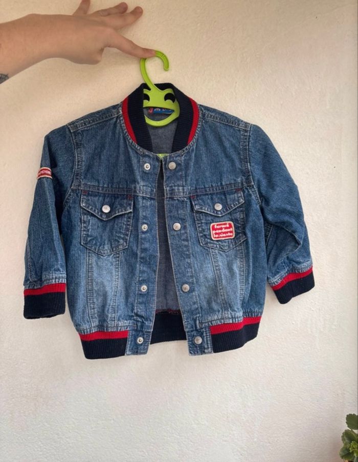 Veste en jean avec col chaud - 24 mois - 2 ans - Padam - photo numéro 3