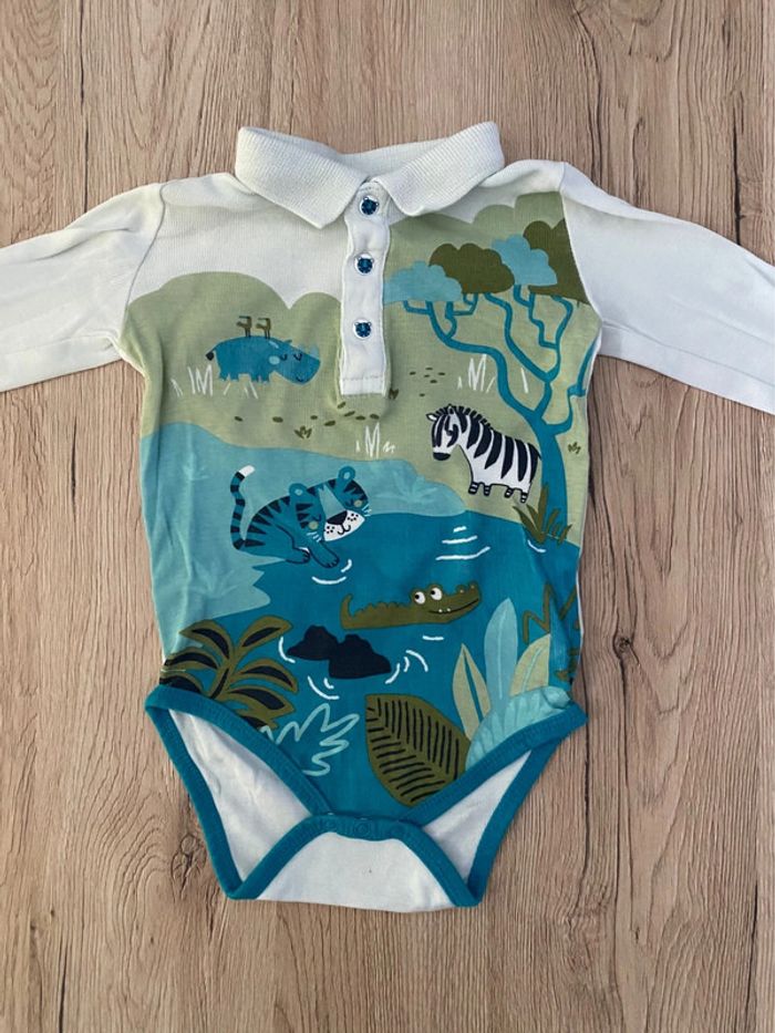 Body manches longues avec col 6 mois