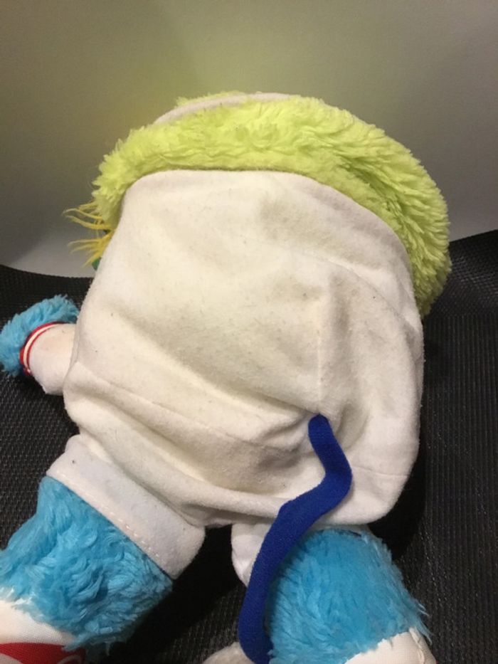 Peluche Popples sportif balle de tennis Mattel sport 1987 vintage - photo numéro 13