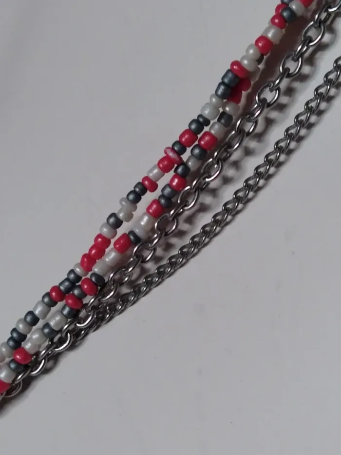 Collier necklace fantaisie chic perle long sautoir - photo numéro 2