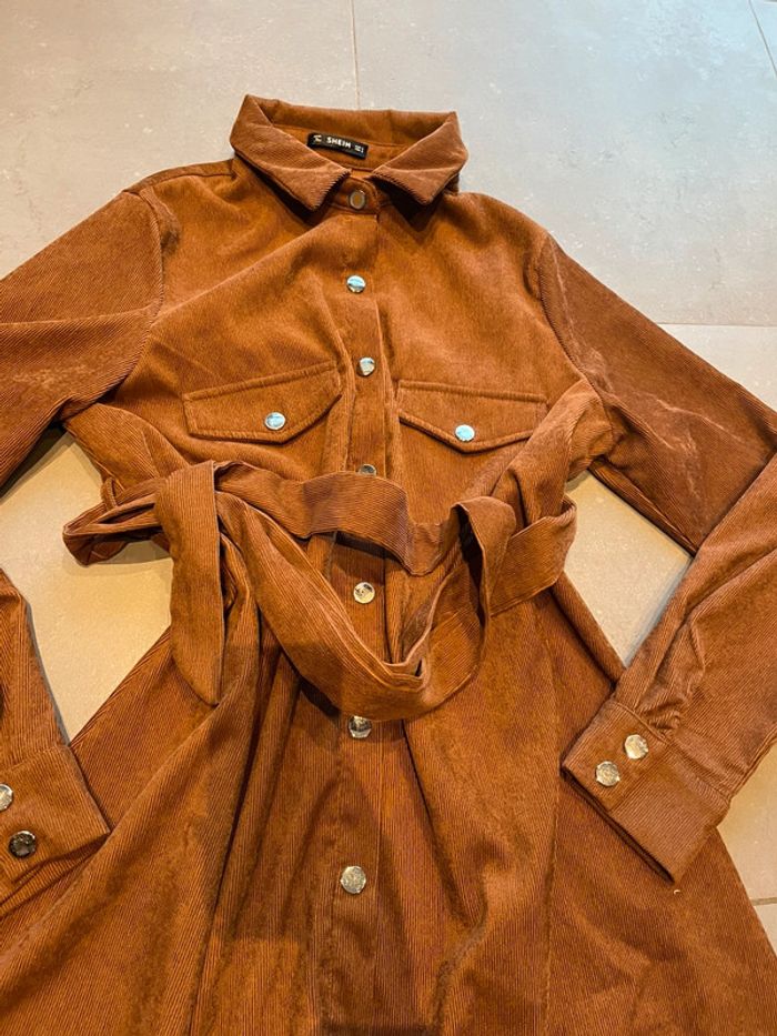 Robe velours manches longues hiver - photo numéro 6