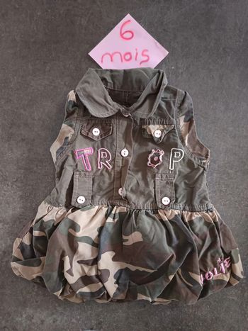 Robe militaire 6 mois