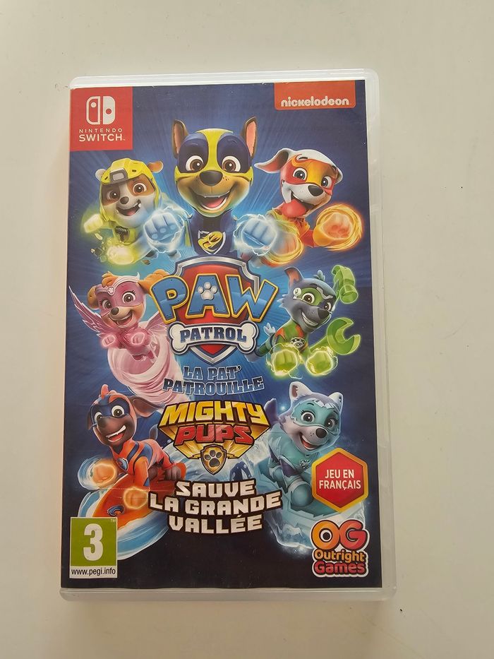 Jeu switch paw patrol