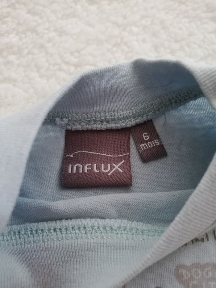 Ensembles tee shirt bleu et jeans garçon 6 mois influx - photo numéro 3