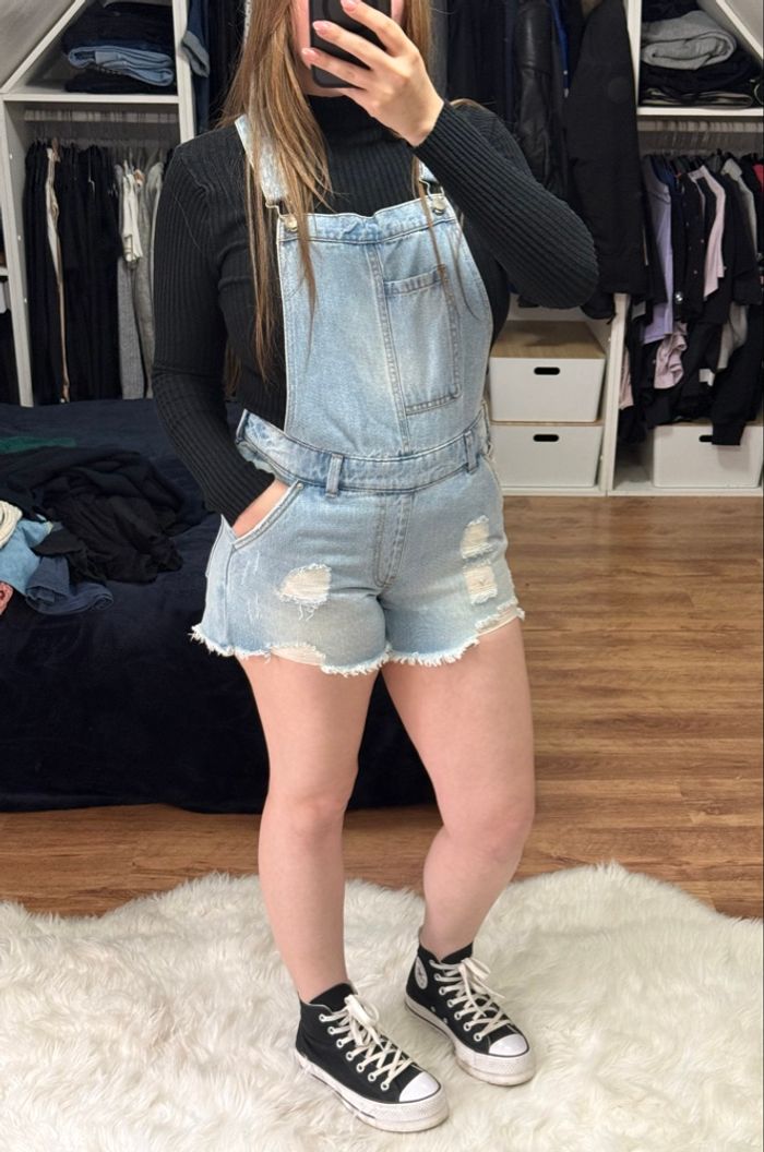 Combi-short en jean - Pimkie