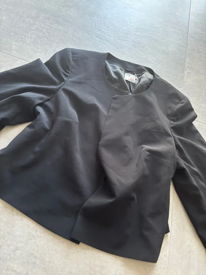 Blazer noir vintage - photo numéro 2