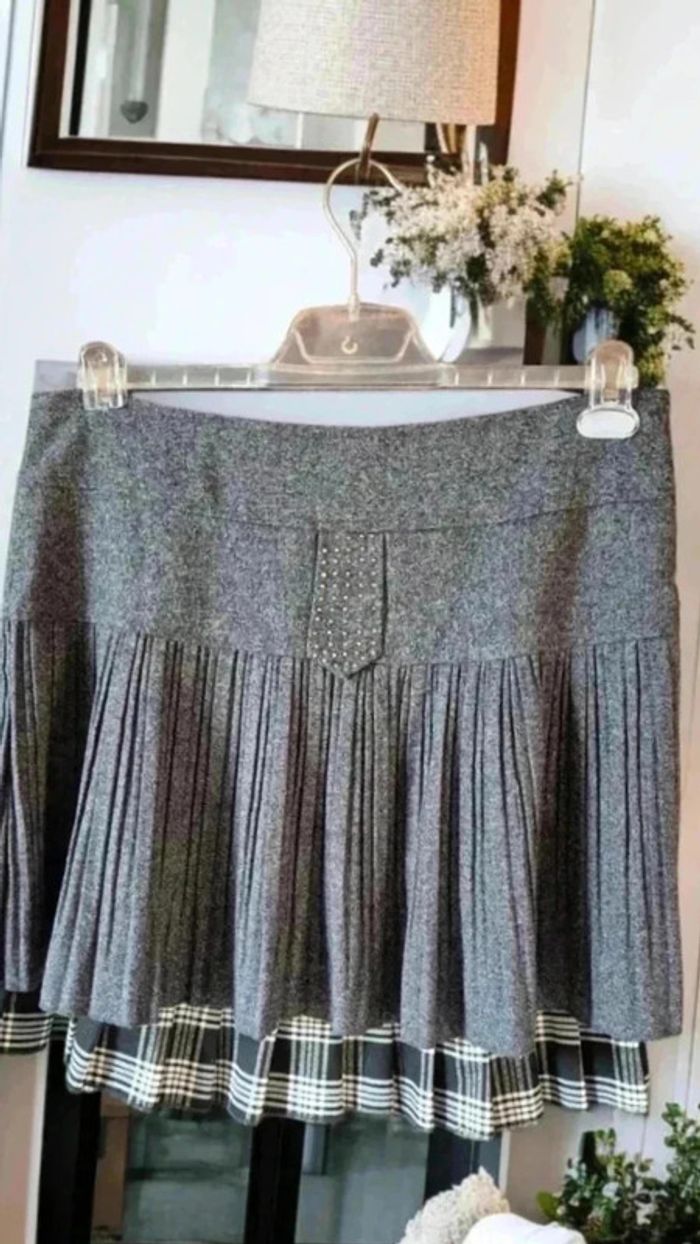 Jupe gris 🌹XL 🌹 arc en ciel - photo numéro 2
