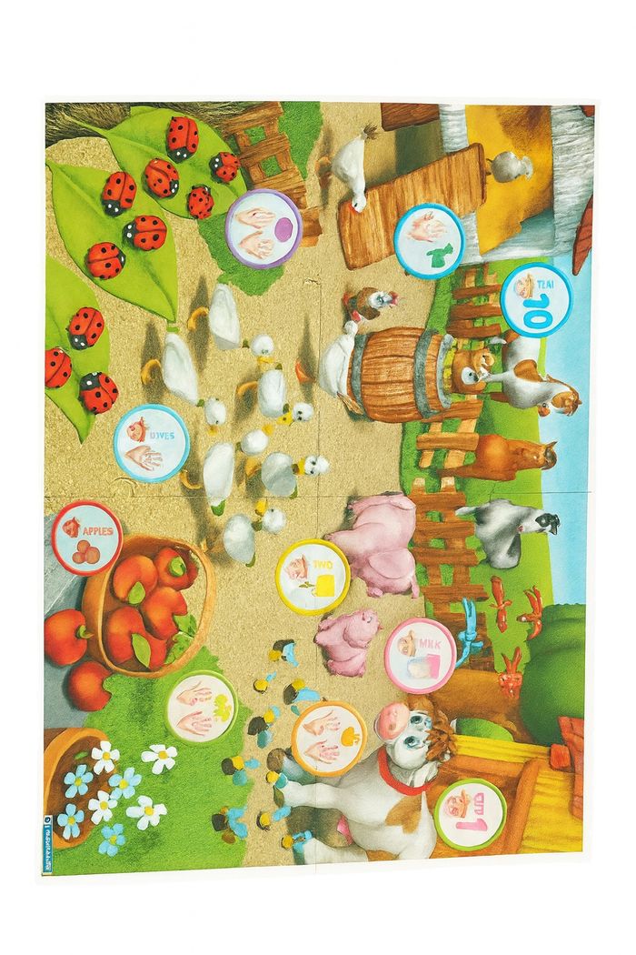 Jeu éducatif La Ferme 1 à 10 – Apprentissage des chiffres avec animaux (Clementoni, 3-5 ans) - photo numéro 3