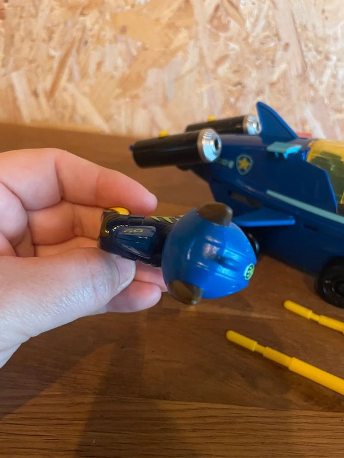 Idée Cadeau 🎁 Figurine Aqua Pups de Chase avec avec son véhicule de la Pat Patrouille - photo numéro 7