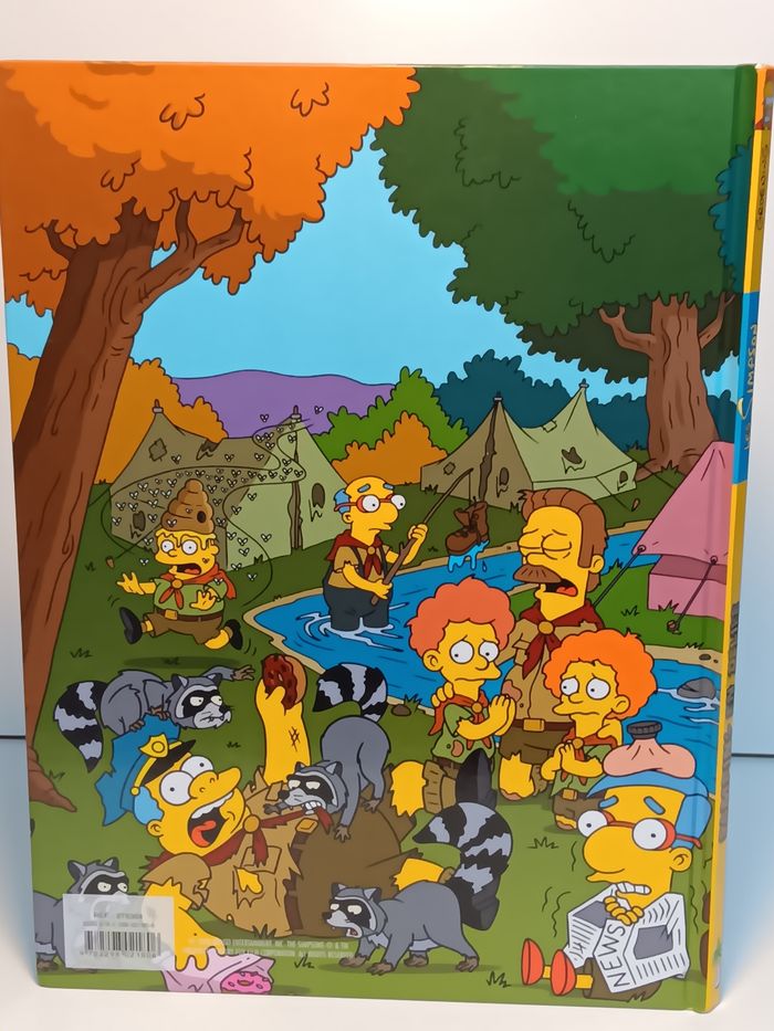 Livre Bande dessinée les Simpson Camping en délire - photo numéro 3