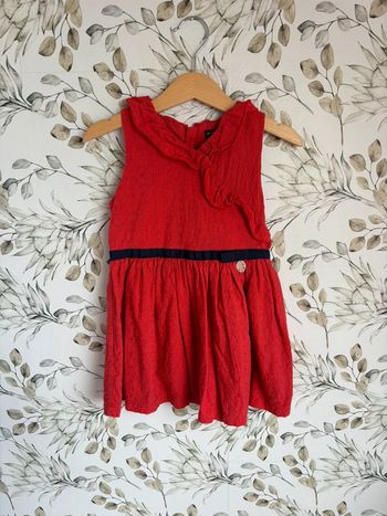 Robe rouge avec broderies sergent Major