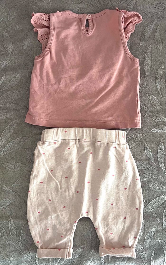 Ensemble bébé rose 3 mois - photo numéro 2
