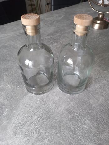 Lot bouteilles en verre
