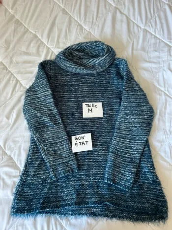 Pull à col roulé