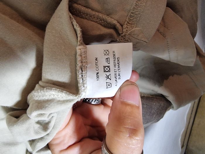 T-shirt beige - photo numéro 3