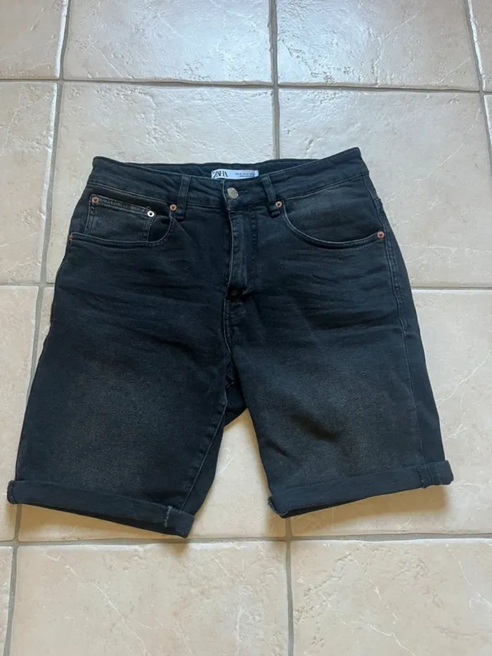 Short en jean Zara homme
