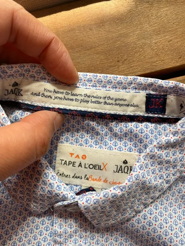 Chemise tape a l’œil x JAQK garçon 4 ans edition limitée - photo numéro 13