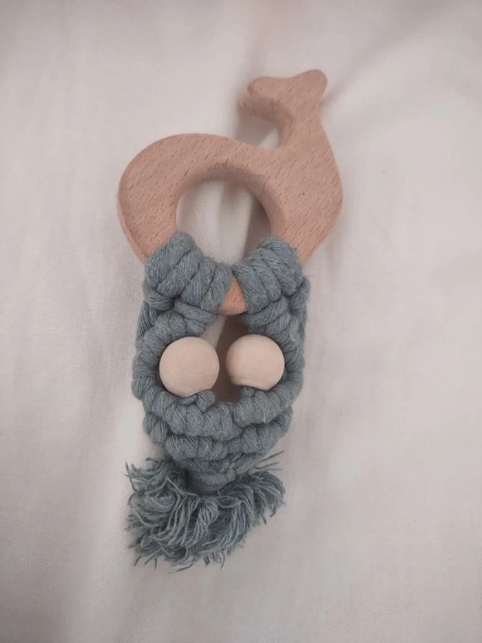 Anneau de dentition en bois baleine 🐳