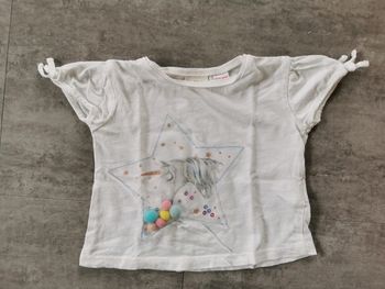 T-shirt bébé fille 6/9 mois