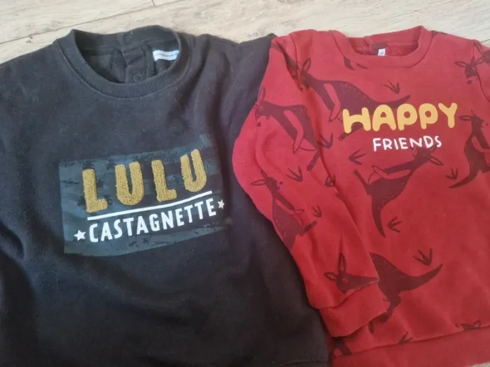 2 sweats garçon, 3 ans - photo numéro 2